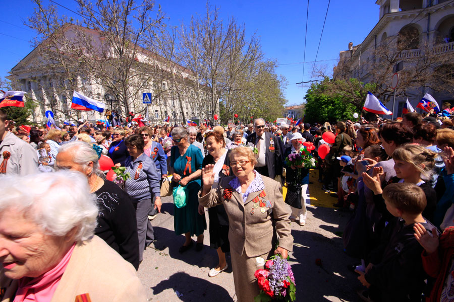 Марш ветеранов войны в Севастополе - фото 42