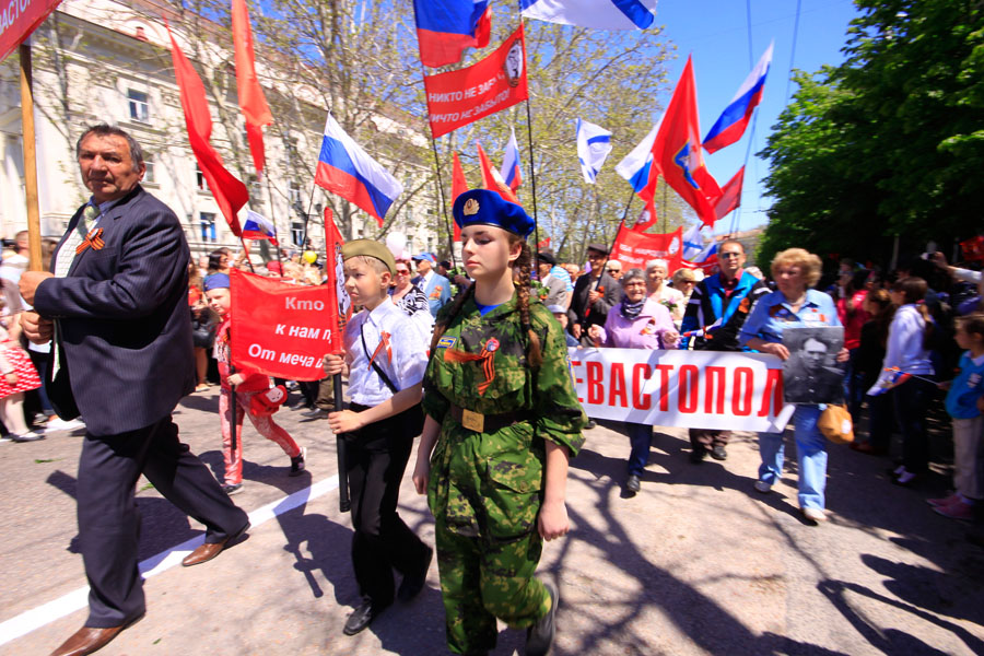 Марш ветеранов войны в Севастополе - фото 43