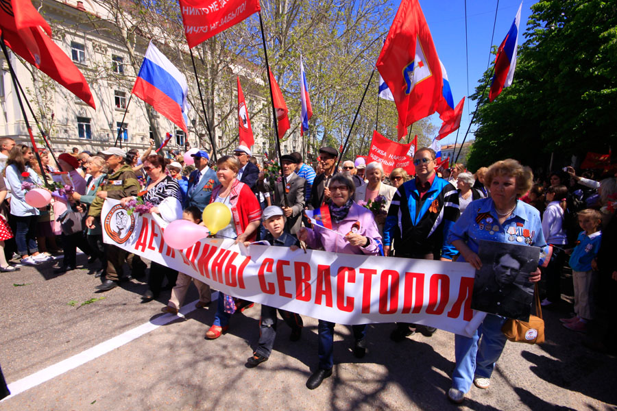 Марш ветеранов войны в Севастополе - фото 44