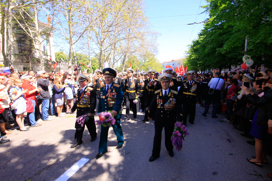 Марш ветеранов войны в Севастополе - фото 45