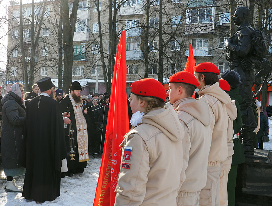 Открытие монумента войнам интернационалистам в Павловском Посаде - фото 7
