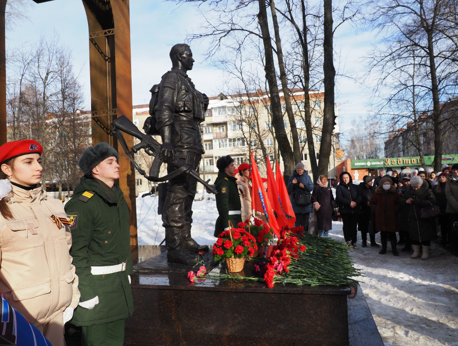 Открытие монумента войнам интернационалистам в Павловском Посаде - фото 11