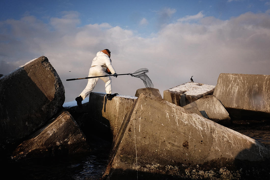  Волонтеры спасают побережье Невельска от нефтепродуктов - фото 7