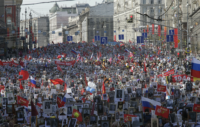  Акция "Бессмертный полк" может установить новый рекорд посещаемости - фото 4