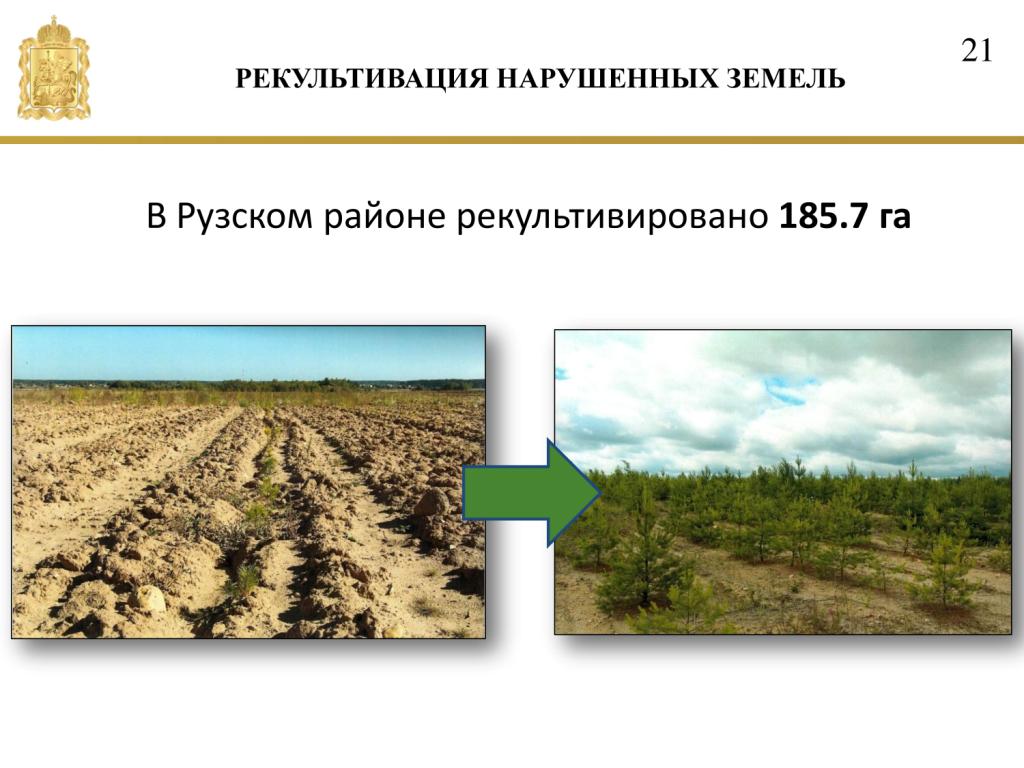 Проект рекультивации нарушенных земель