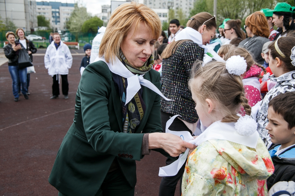 Акция "Лес Победы" стартовала на территории одной из московских школ - фото 6