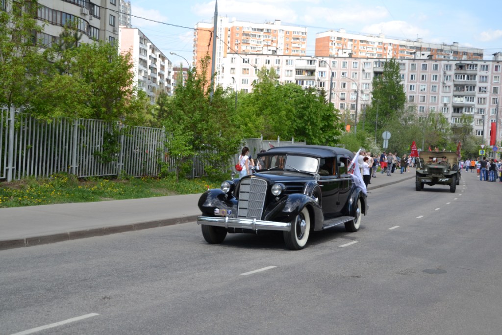  Старт автопробега на автомобилях времен Великой Отечественной войны - фото 12