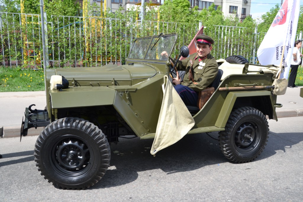  Старт автопробега на автомобилях времен Великой Отечественной войны - фото 10