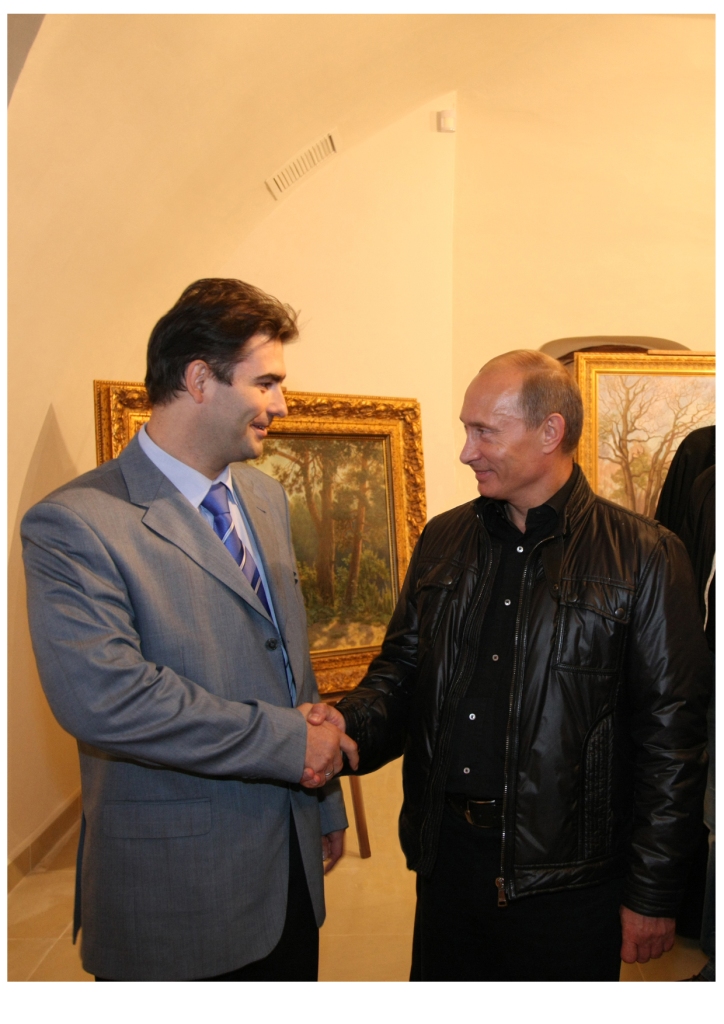 А.А. Шилов и В.В. Путин печать