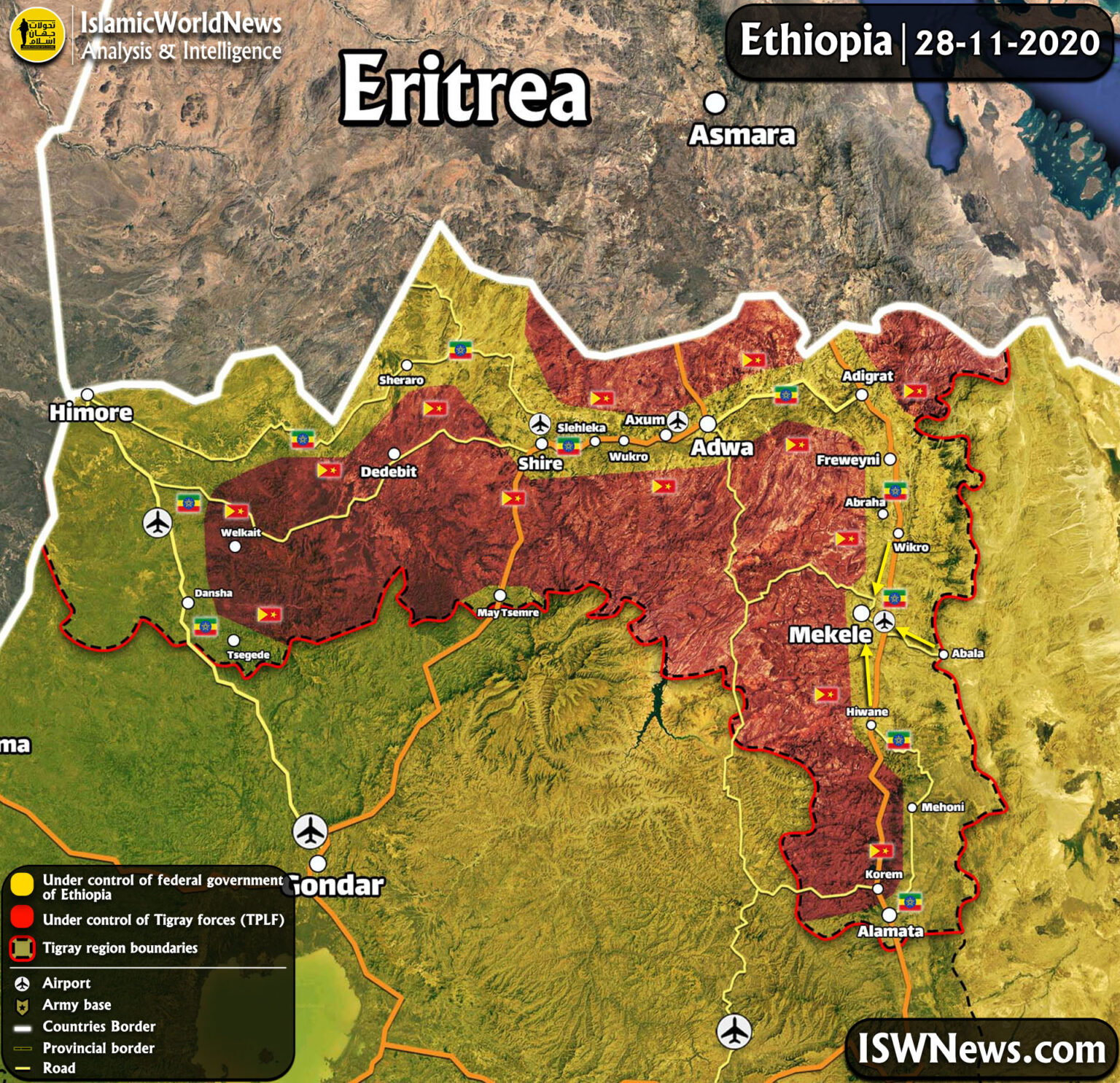 Армия Эфиопии объявила о взятии столицы мятежного штата Тыграй - фото 1