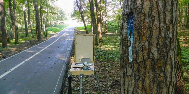 В Москве художники помогают беречь деревья - фото 5