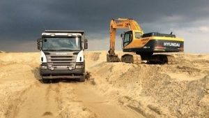 Незаконная добыча песка в Красногорском районе - фото 1