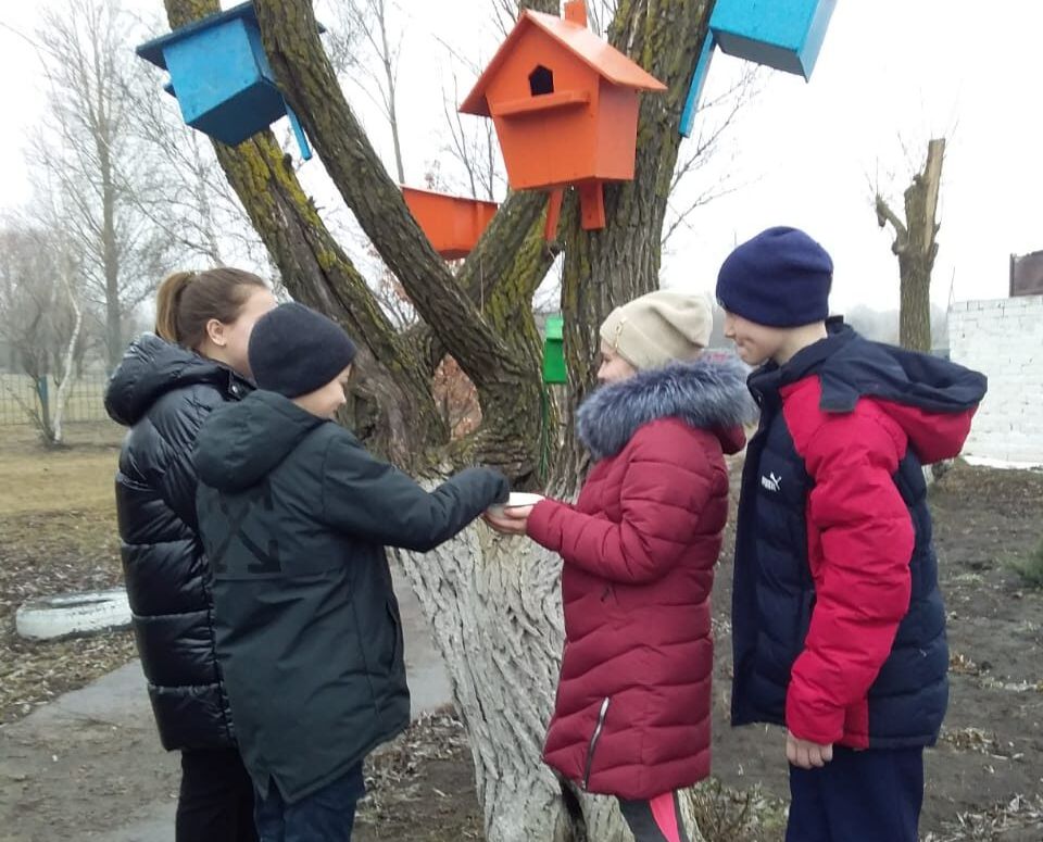 Фото детей со скворечниками