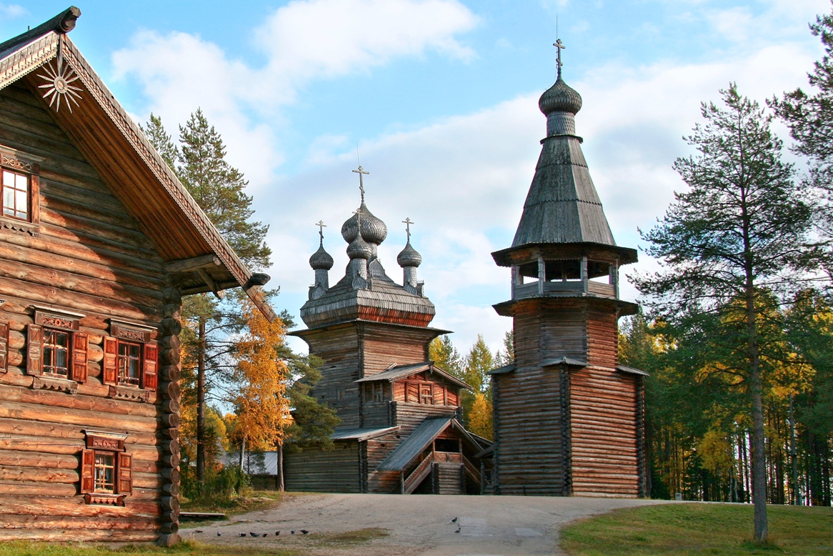 Малые Корелы Архангельский музей деревянного зодчества