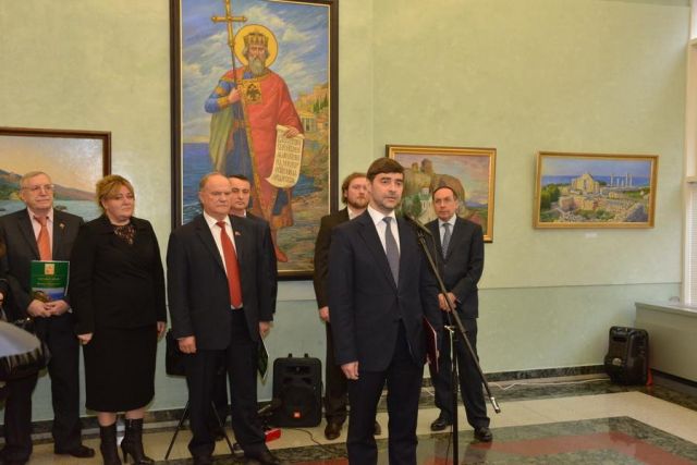 Открытия выставки в Государствуенной Думме - Крым и Донбасс - фото 2