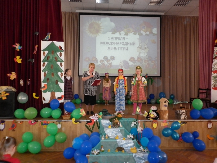 Празднование дня птиц в московской школе 1295 - фото 2
