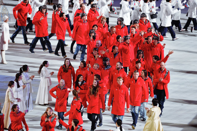 В Сочи прошла церемония закрытия XXII зимних олимпийских Игр. Фотогалерея  - фото 14