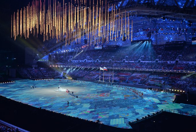 В Сочи прошла церемония закрытия XXII зимних олимпийских Игр. Фотогалерея  - фото 16