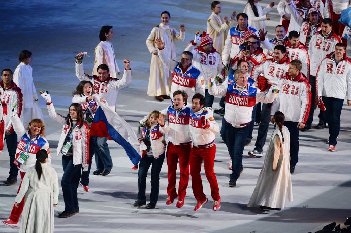 В Сочи прошла церемония закрытия XXII зимних олимпийских Игр. Фотогалерея  - фото 18