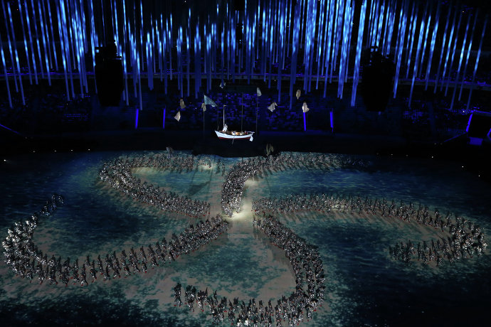 В Сочи прошла церемония закрытия XXII зимних олимпийских Игр. Фотогалерея  - фото 27