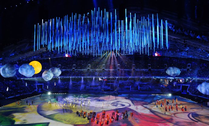 В Сочи прошла церемония закрытия XXII зимних олимпийских Игр. Фотогалерея  - фото 31