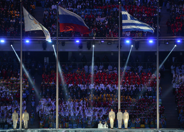 В Сочи прошла церемония закрытия XXII зимних олимпийских Игр. Фотогалерея  - фото 43