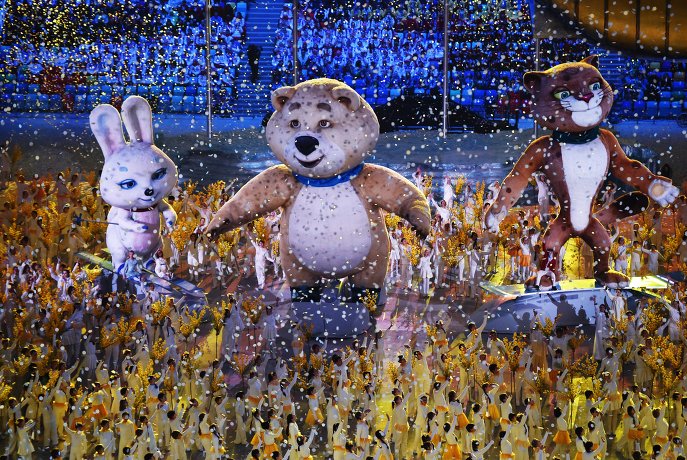 В Сочи прошла церемония закрытия XXII зимних олимпийских Игр. Фотогалерея  - фото 62